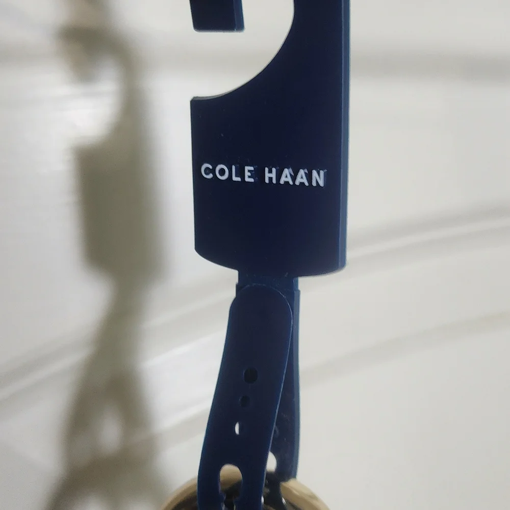 Cole Haan‎ Tan Leather Belt with Silver Buckle